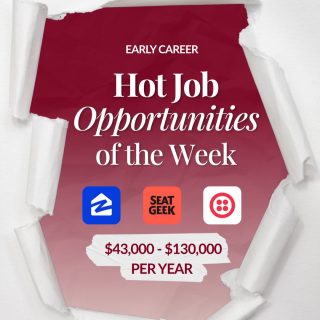 Comment “JOBS” for this week’s full list if entry-level opportunities we’d apply to.

#postgradplaybook #thepostgradplaybook #careeropportunities #jobsearch