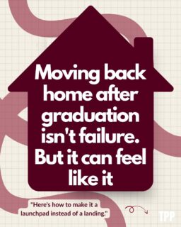 Moving back home can feel like a failure, but it doesn’t have to be. What are your thoughts?

#postgradplaybook #thepostgradplaybook #postgradlife