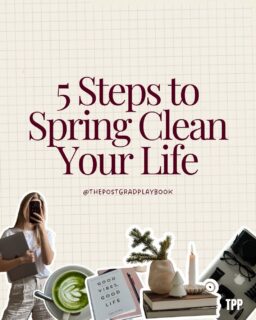 Spring cleaning is well underway, and it's not just for your house! Here's how we'd do itz;

#thepostgradplaybook #springcleaning